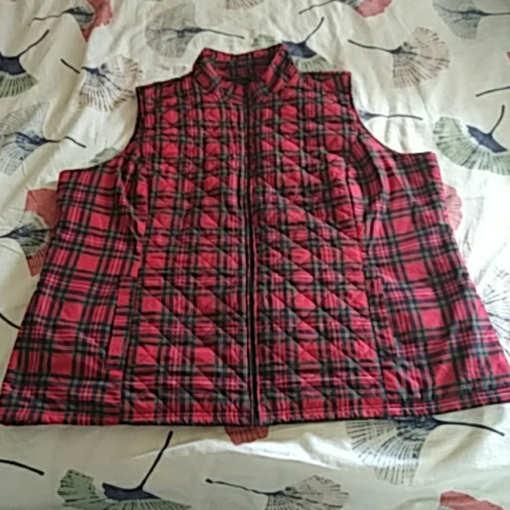 Plaid Vest